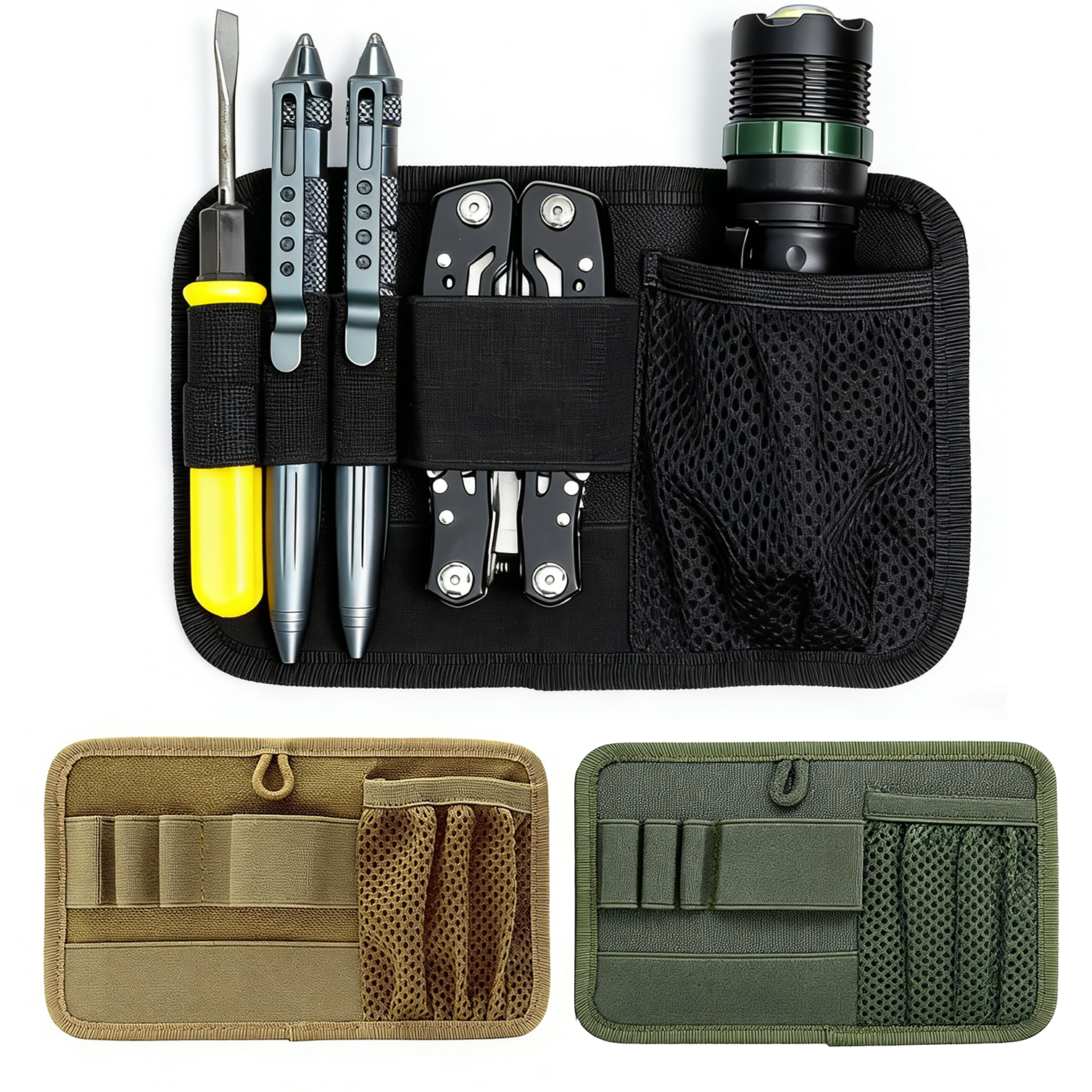 Edc Carry Kit - Modular Hook Loop Panel EDC Organizer