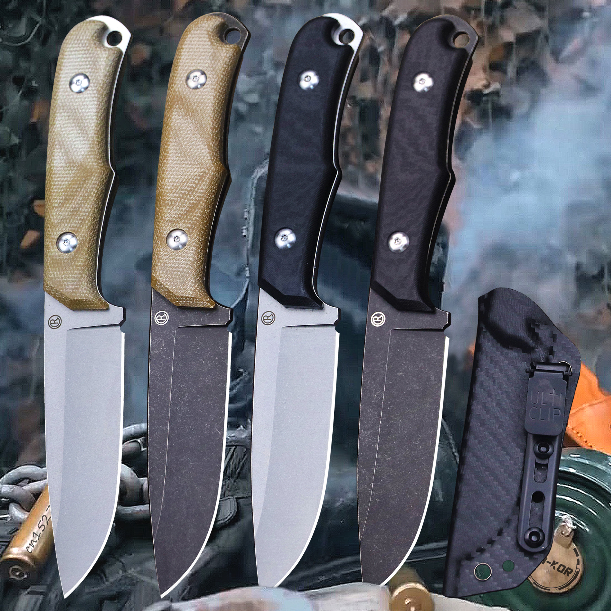 Edc Carry Kit - RSA C.R(Backpackers) 12C27 Steel Full Tang