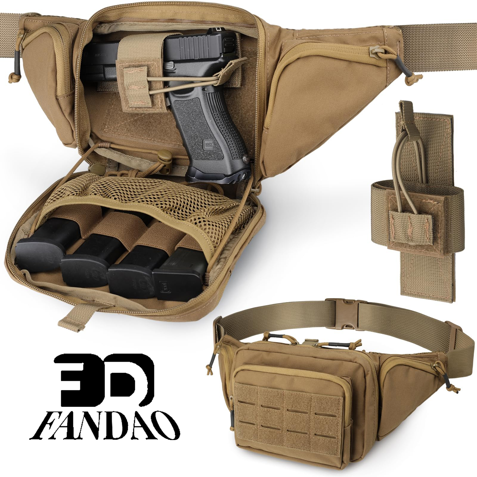Edc Concealed Carry Holster - Tactical Concealed Carry Fanny Pack Pistol
