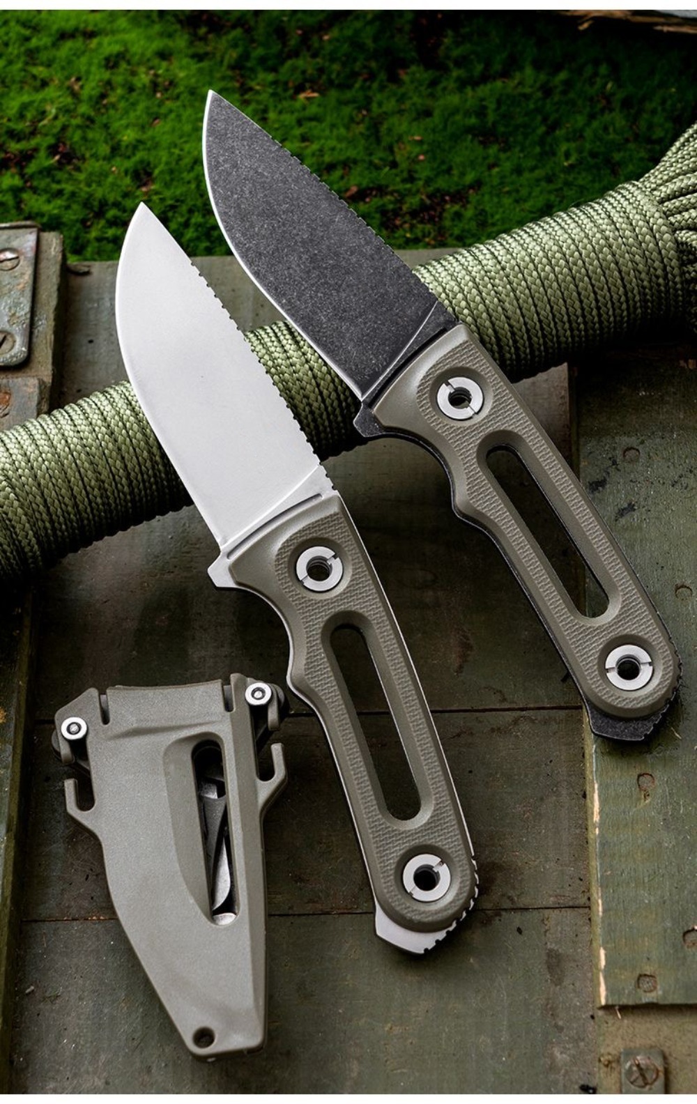 Edc Carry Fixed Blade - FX Portable Fixed Blade Knife 8Cr13Mov