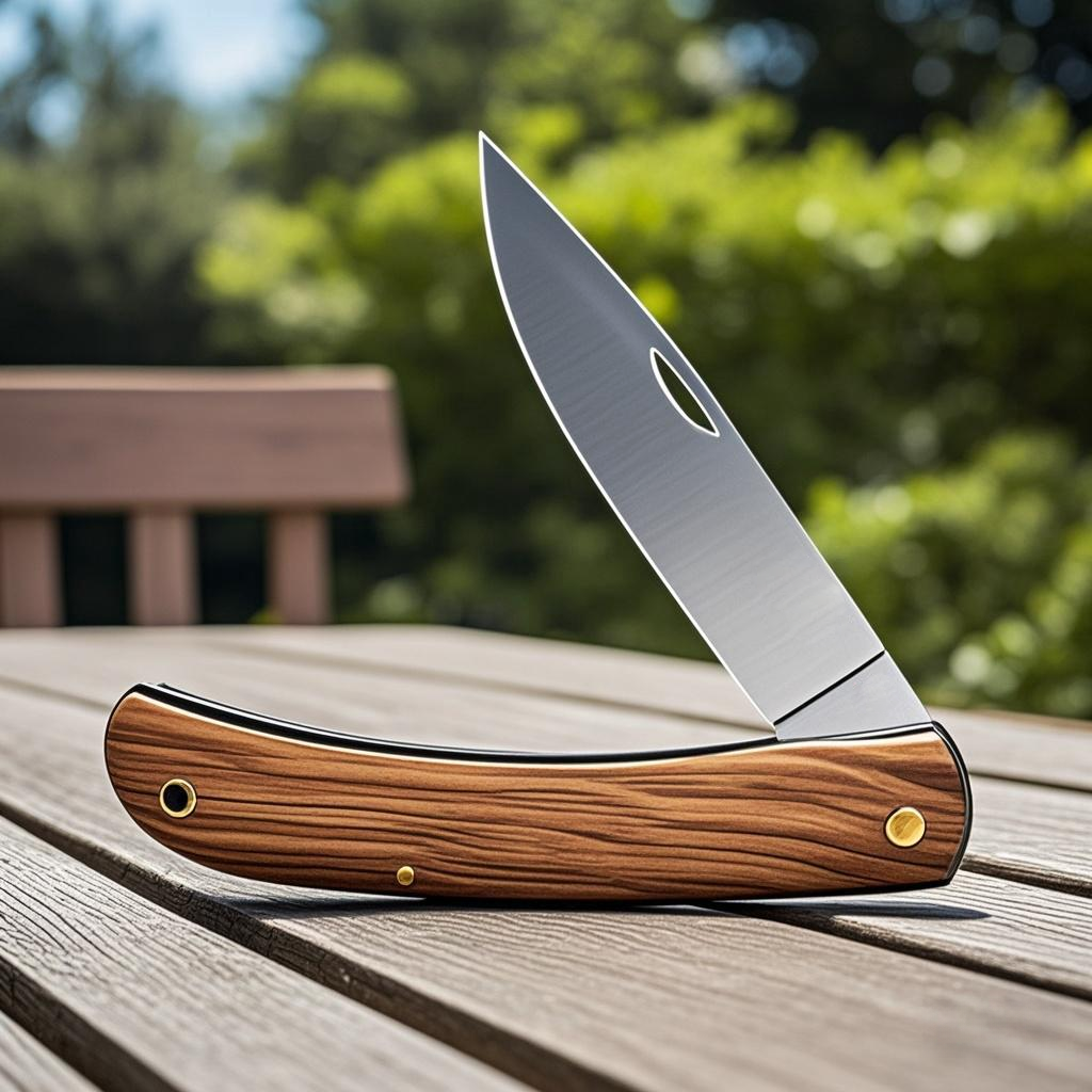 Rosewood Handle Pocket Knife S - Edc Daily Carry incelemesi ve fiyatı