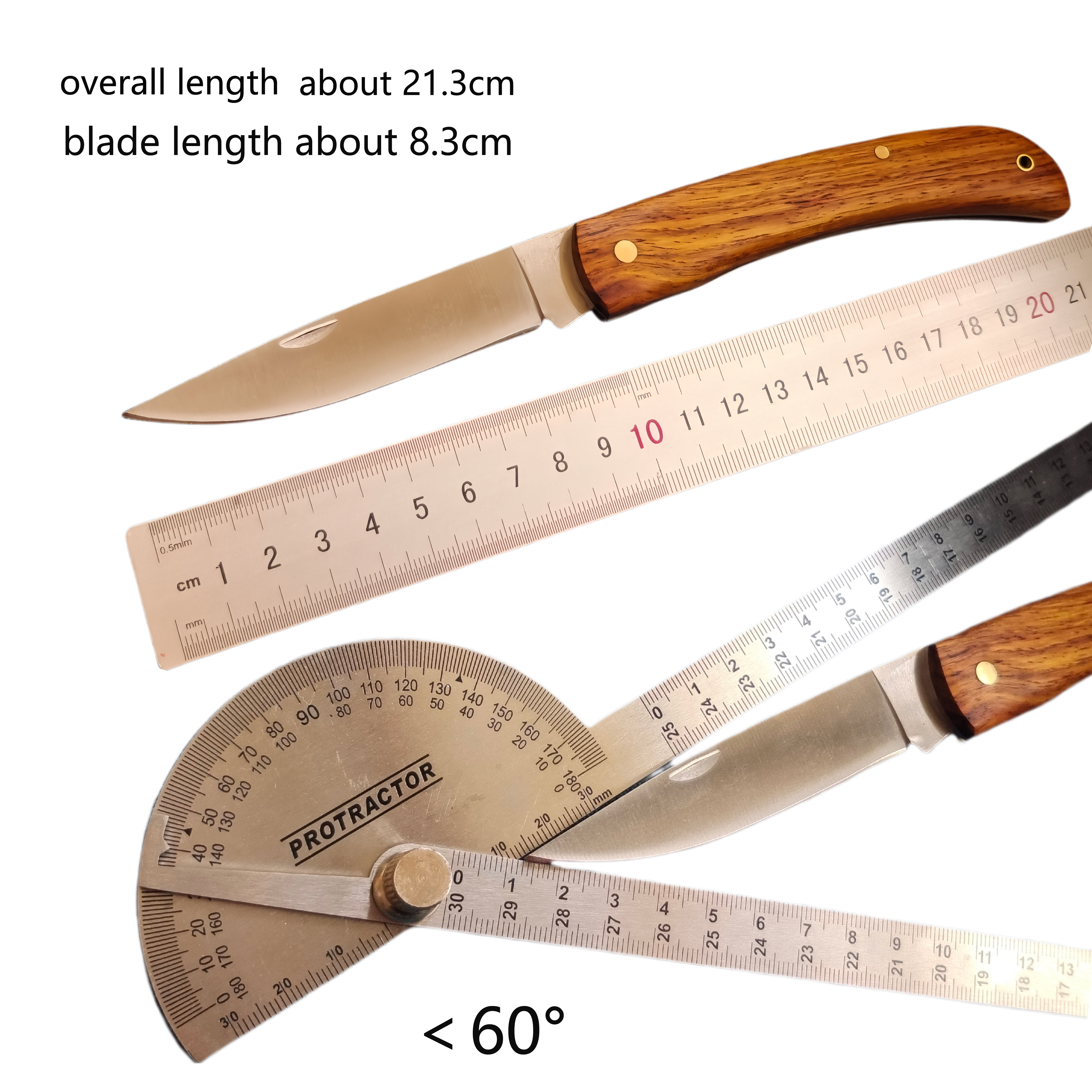 Rosewood Handle Pocket Knife S - Edc Daily Carry incelemesi ve fiyatı