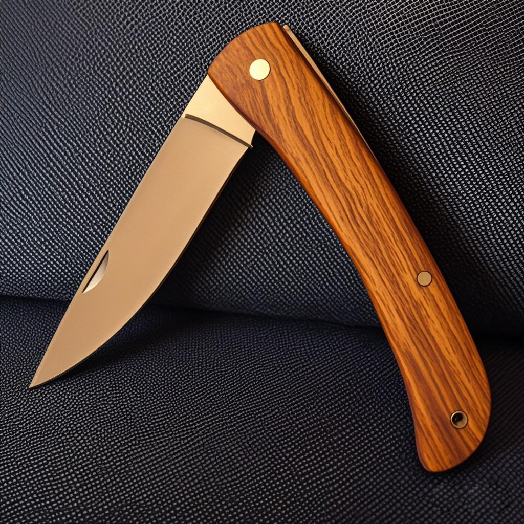 Rosewood Handle Pocket Knife S - Edc Daily Carry incelemesi ve fiyatı