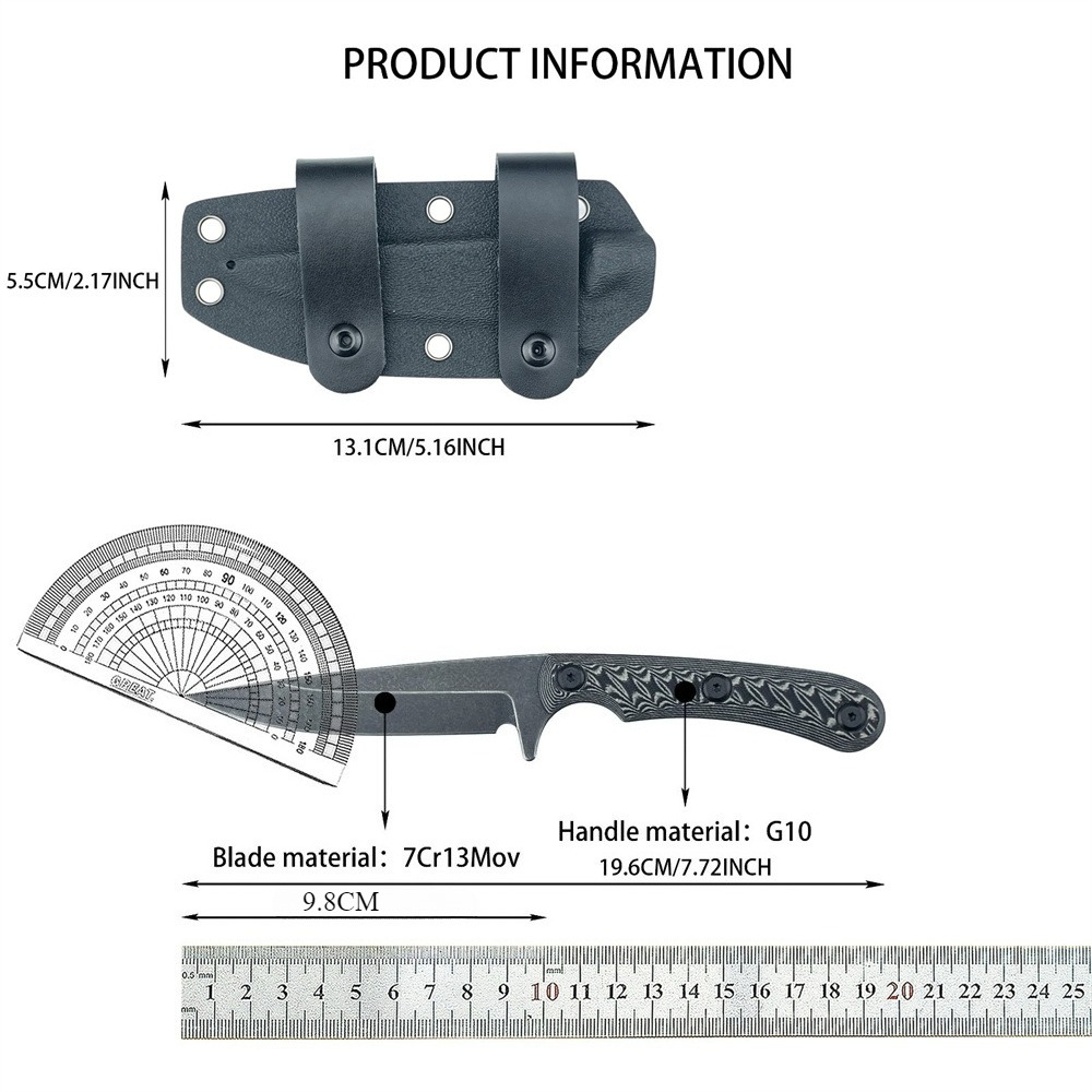 Full Tang Fixed Blade Knives 7 - Edc Every Day Carry おもちゃ incelemesi ve fiyatı