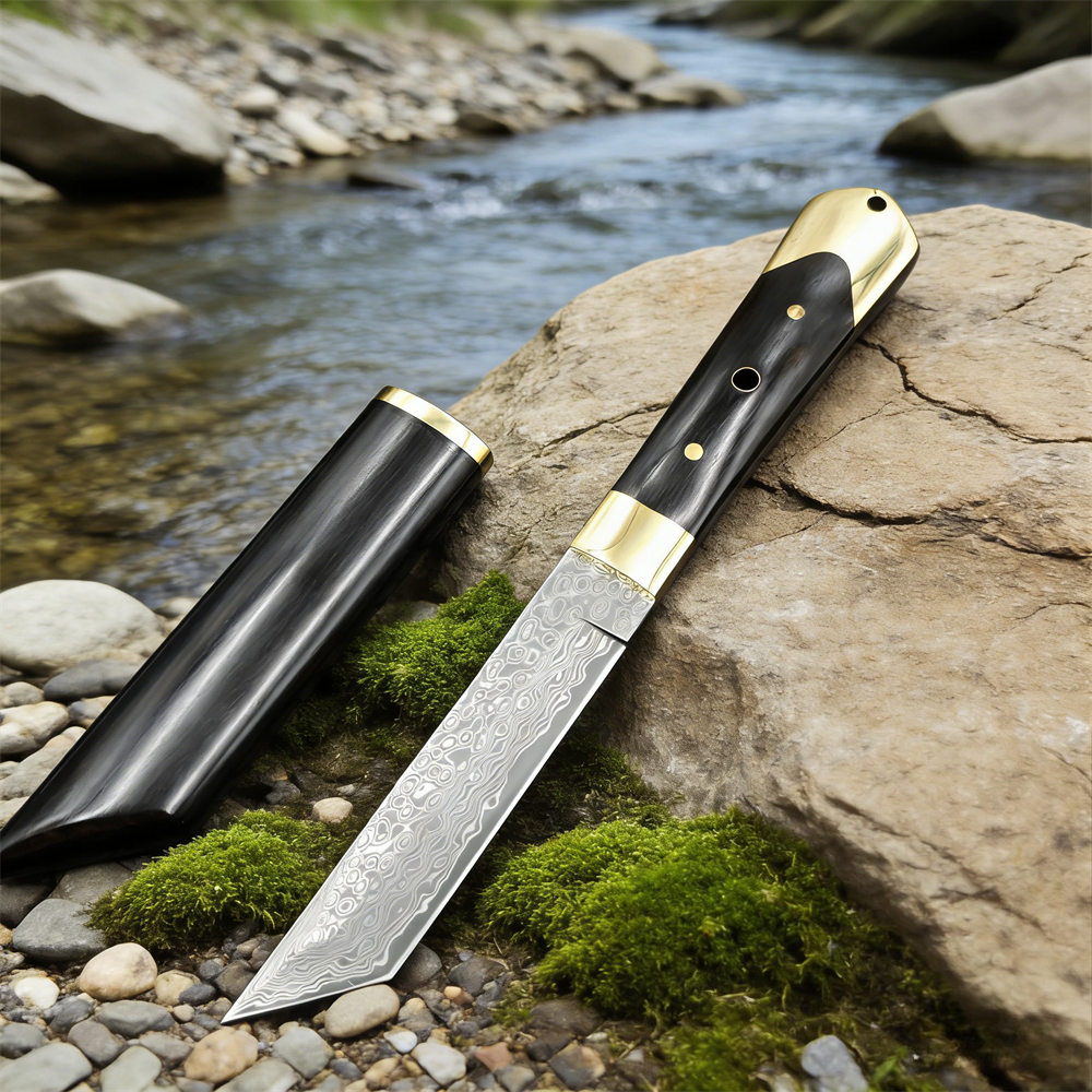 High Hardness Damascus Blade E - Edc Pocket Carry Fixed Blade incelemesi ve fiyatı
