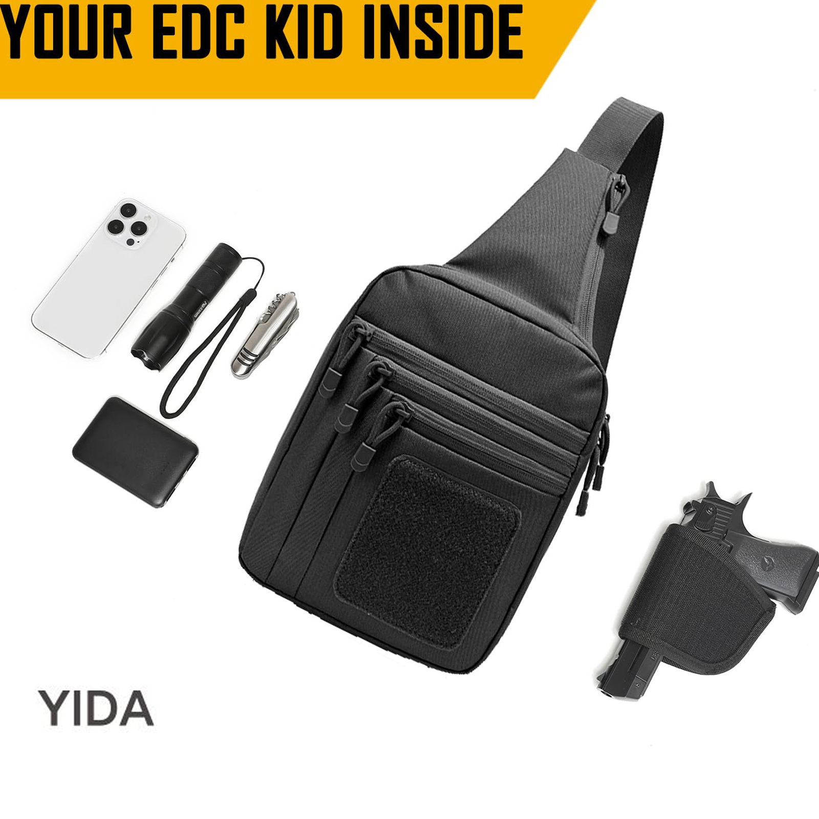 Concealed Carry Crossbody Bag  - Edc Carry Bag For Men incelemesi ve fiyatı