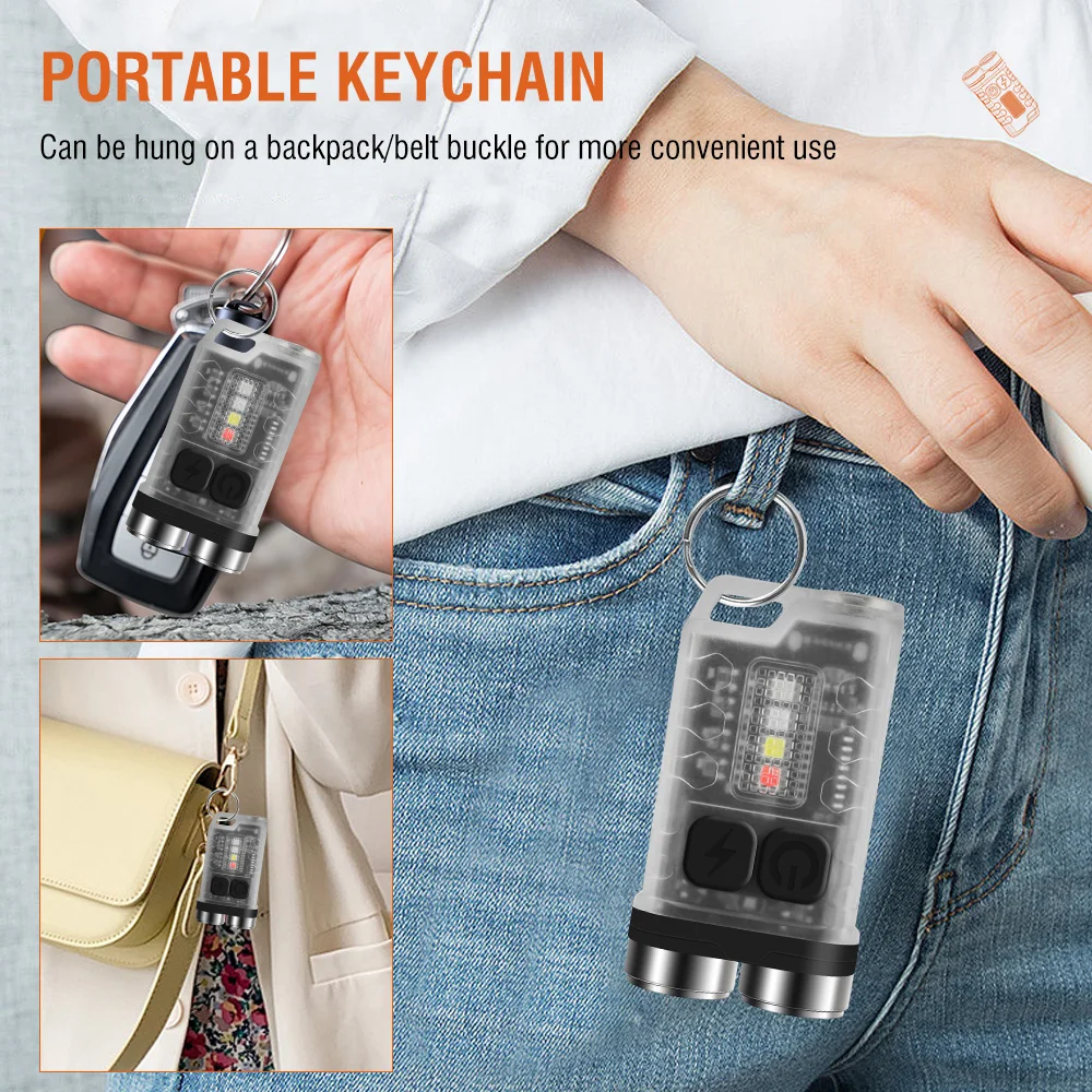 BORUiT V3 LED Keychain Portabl - Keychain Flashlight incelemesi ve fiyatı