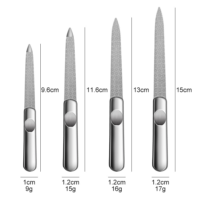 1PCS Professional Stainless St - Nail File Titanium incelemesi ve fiyatı
