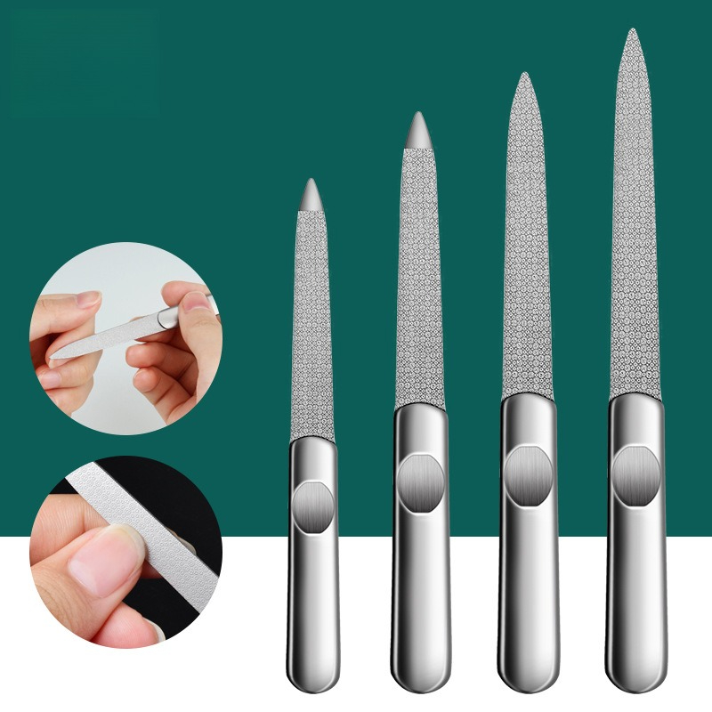1PCS Professional Stainless St - Nail File Titanium incelemesi ve fiyatı