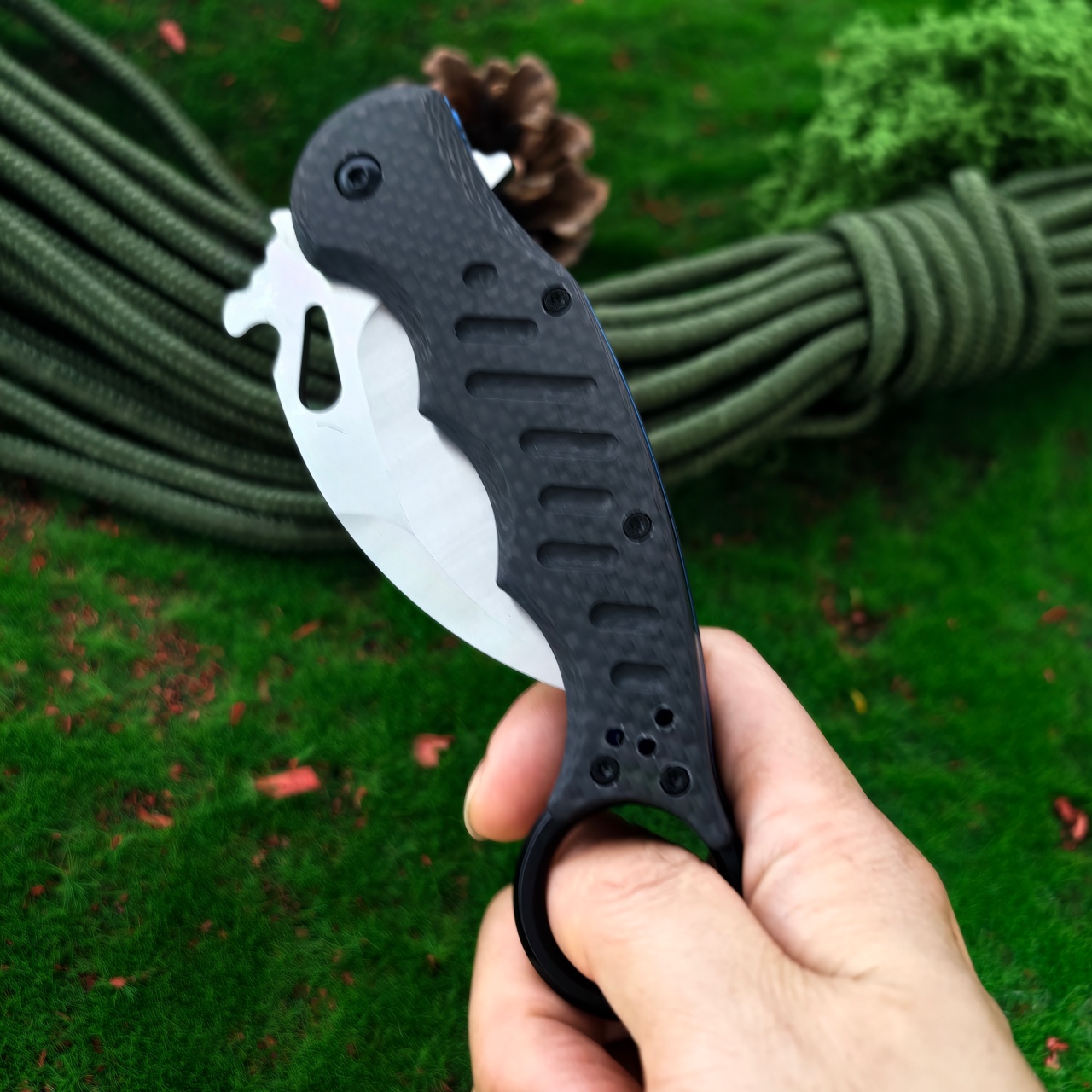 Claw shaped folding knife with - Edc Daily Carry incelemesi ve fiyatı