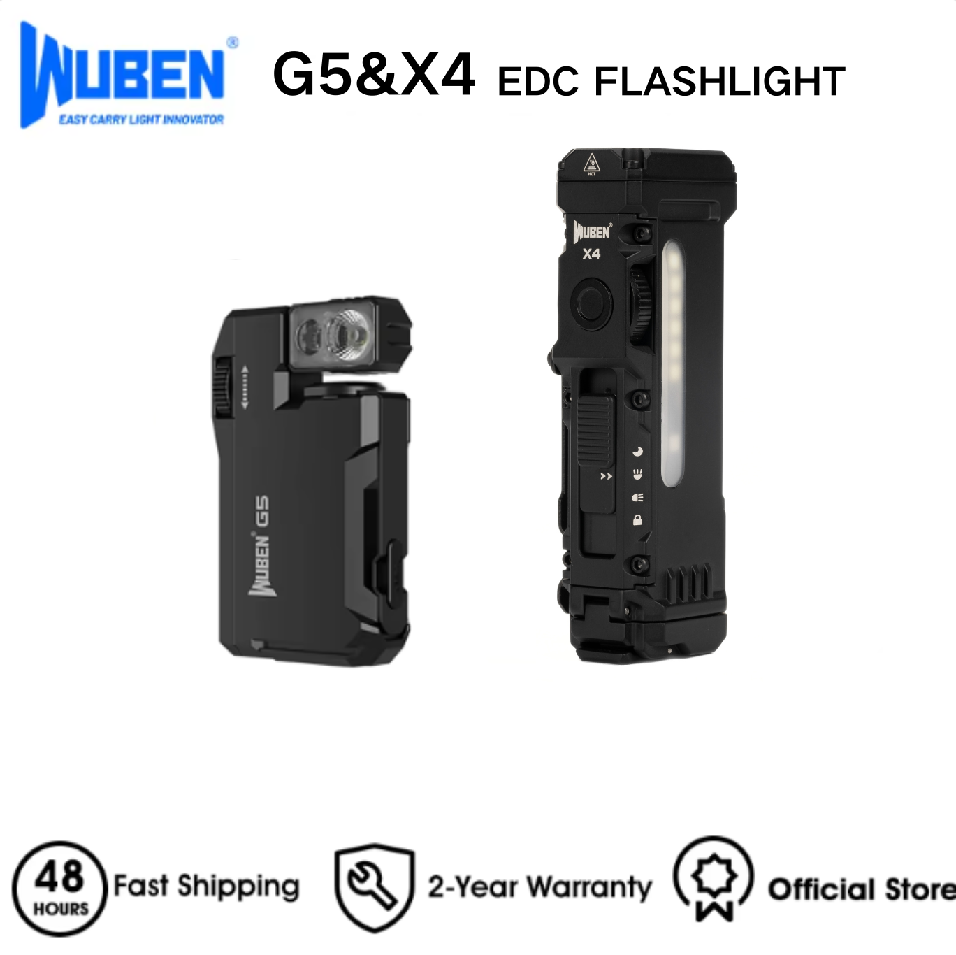 WUBEN X4 & G5 EDC Flashlight B - Edc Every Day Carry おもちゃ incelemesi ve fiyatı