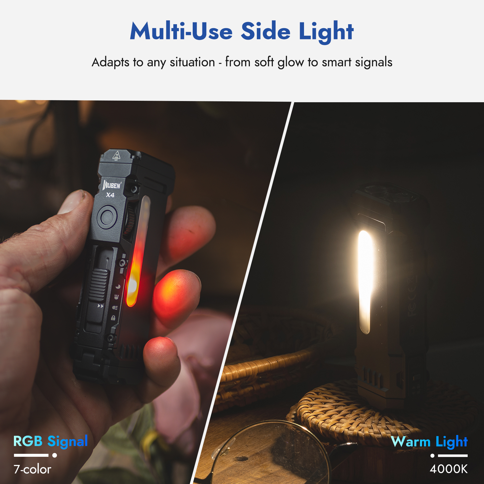 WUBEN X4 & G5 EDC Flashlight B - Edc Every Day Carry おもちゃ incelemesi ve fiyatı