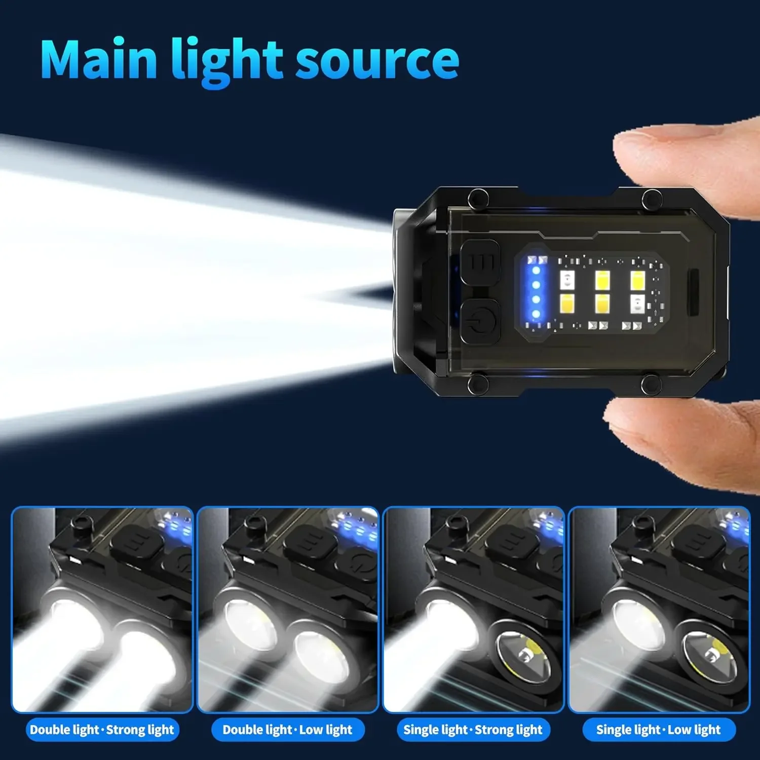 Clip-On Flashlight Rechargeabl - Keychain Flashlight incelemesi ve fiyatı