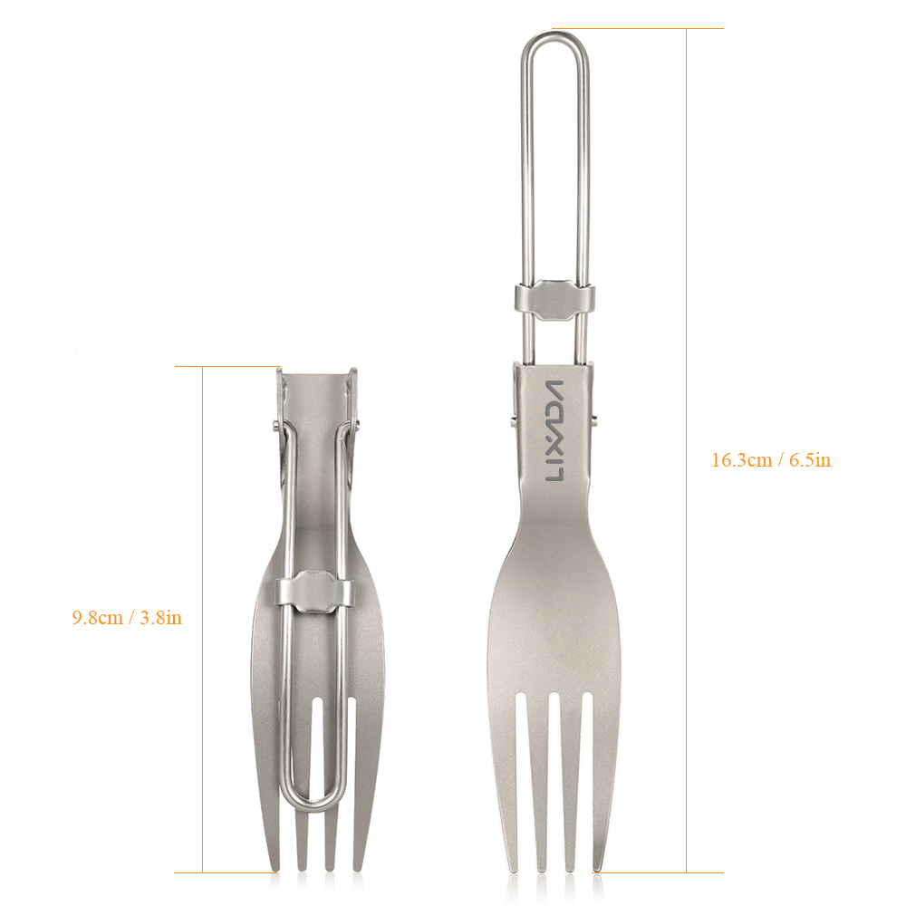 Lixada Titanium Folding Fork U - Edc Everyday Carry Knives incelemesi ve fiyatı
