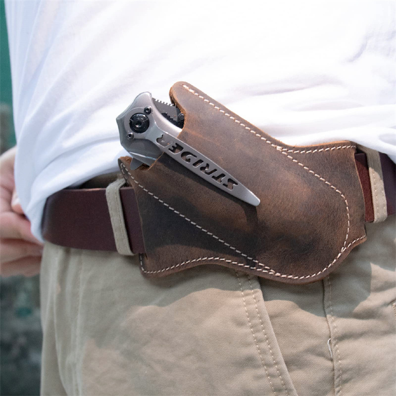 1PC Leather Knives Sheaths Fol - Edc Everyday Carry Knives incelemesi ve fiyatı