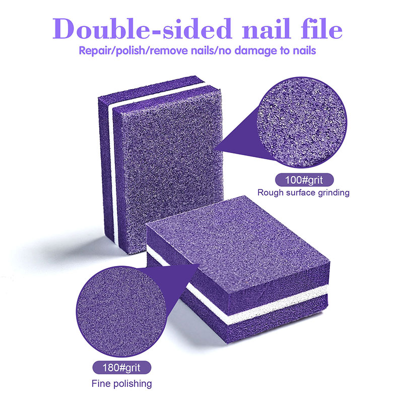 10/50pcs Mini Nails Art Buffer - Nail File Titanium incelemesi ve fiyatı