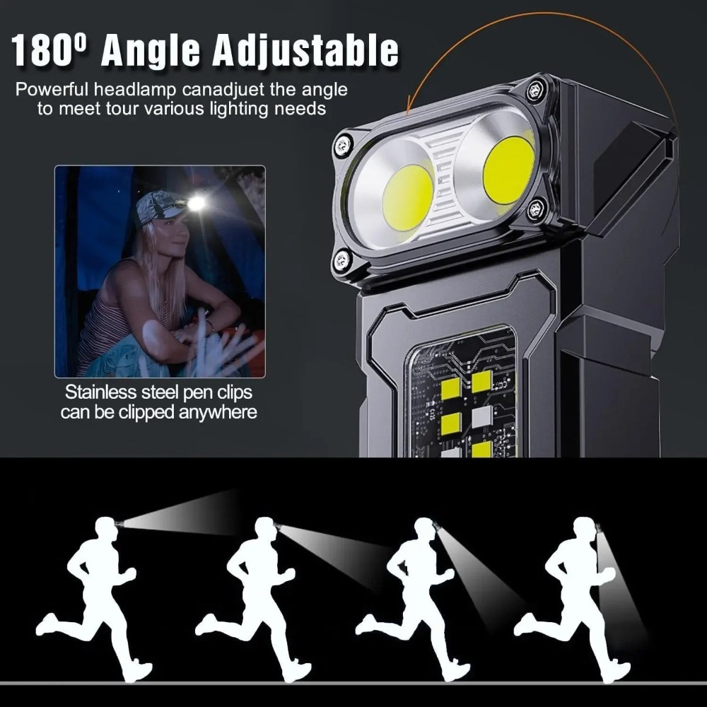 180° Rotatable LED Flashlight  - Keychain Flashlight incelemesi ve fiyatı