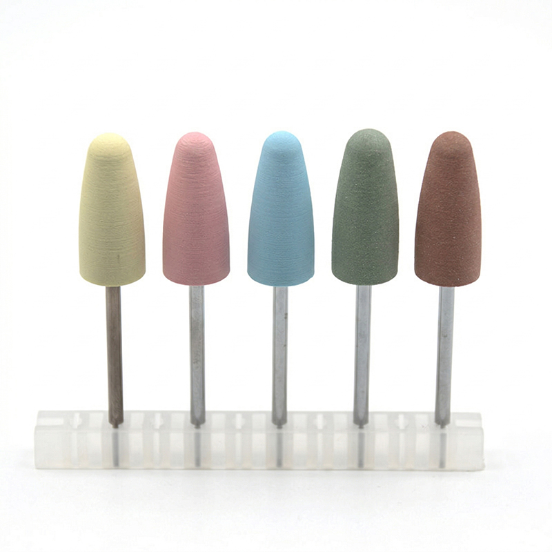 5Pcs/Set Silicone Nail Drill B - Nail File Titanium incelemesi ve fiyatı