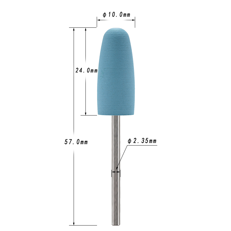 5Pcs/Set Silicone Nail Drill B - Nail File Titanium incelemesi ve fiyatı