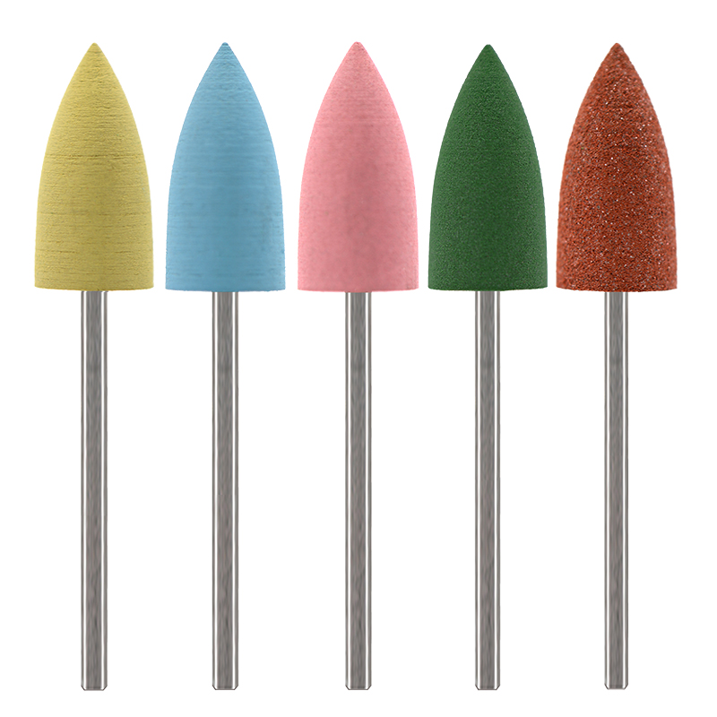 5Pcs/Set Silicone Nail Drill B - Nail File Titanium incelemesi ve fiyatı