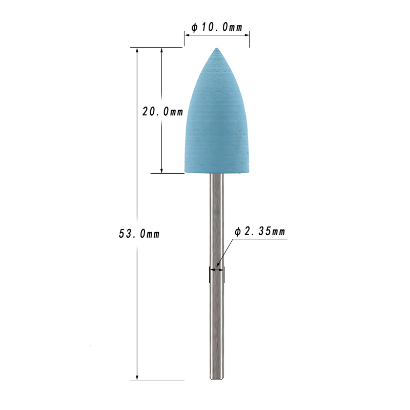 5Pcs/Set Silicone Nail Drill B - Nail File Titanium incelemesi ve fiyatı