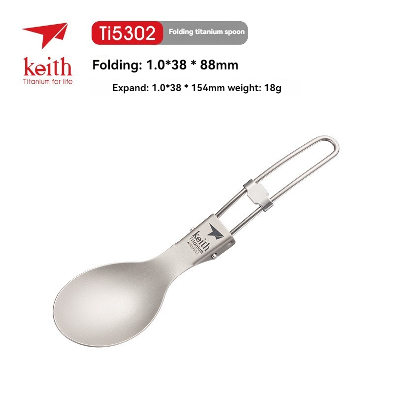 Keith Titanium Tableware Spoon - Edc Everyday Carry Knives incelemesi ve fiyatı