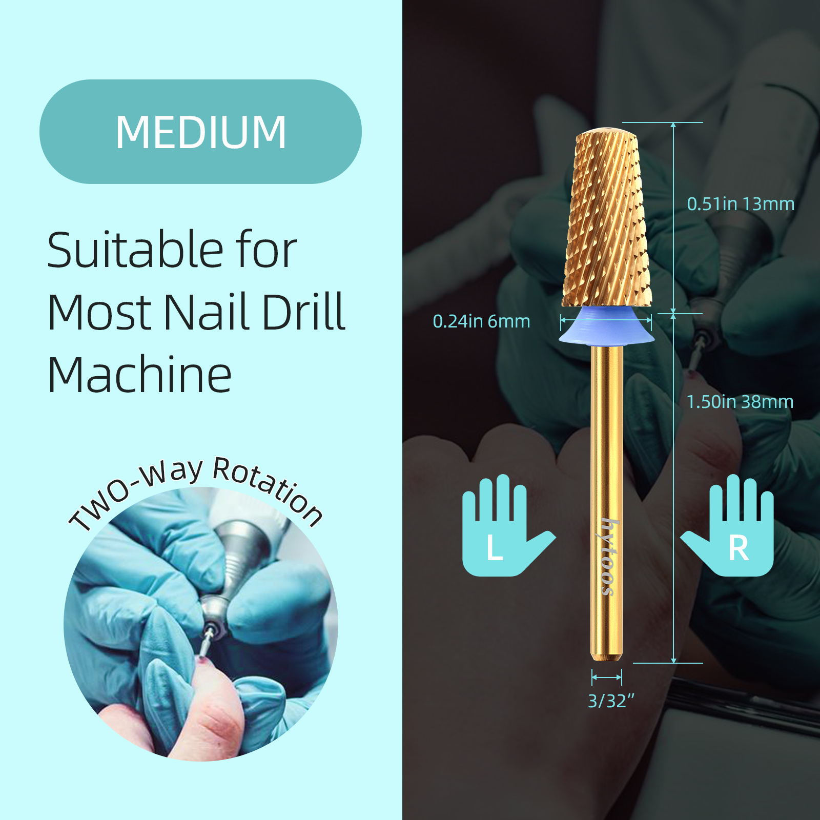 HYTOOS Titanium Safety Tapered - Nail File Titanium incelemesi ve fiyatı
