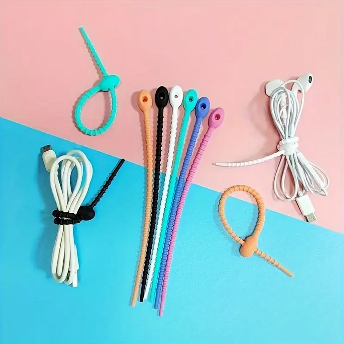 Silicone Reusable Cable Wire O - Gear Tie Reusable incelemesi ve fiyatı