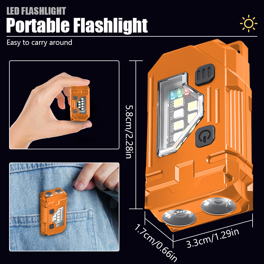 Mini Keychain EDC Flashlight R - Keychain Flashlight incelemesi ve fiyatı