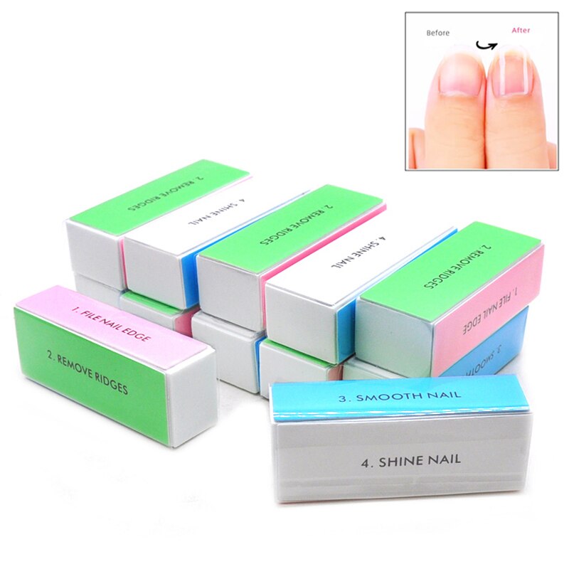 5pcs  Colorful Buffing Block 4 - Nail File Titanium incelemesi ve fiyatı