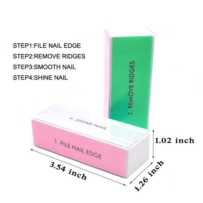 5pcs  Colorful Buffing Block 4 - Nail File Titanium incelemesi ve fiyatı