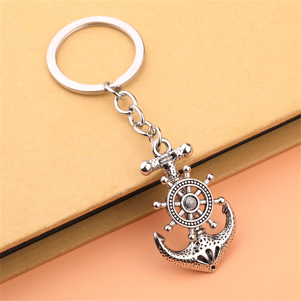 Vintage Anchor Key Chain Swive - Compass Keychain Mini incelemesi ve fiyatı