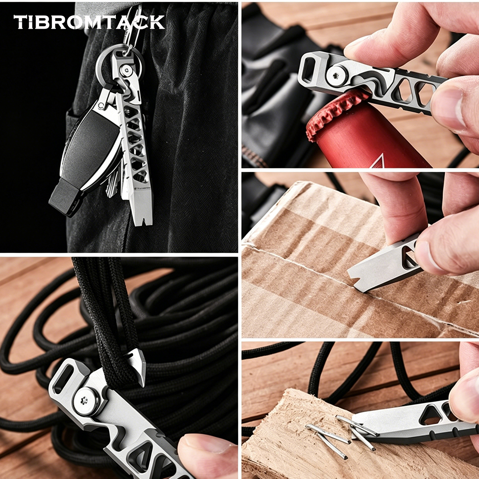 TIBROMTACK Titanium Multi-Func - Edc Every Day Carry おもちゃ incelemesi ve fiyatı