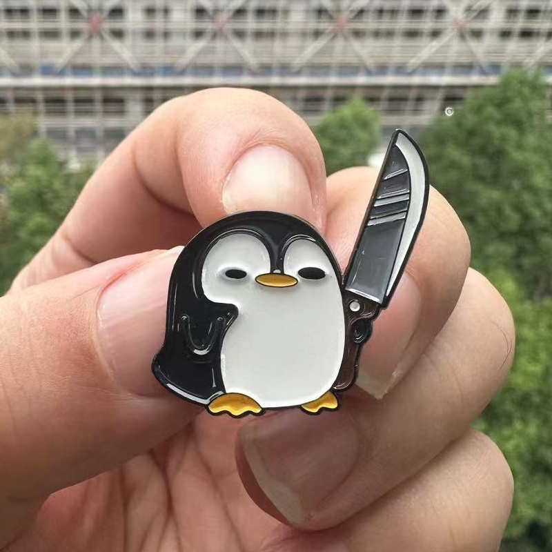 Funny Penguin Holding Big Knif - Edc Everyday Carry Knives incelemesi ve fiyatı