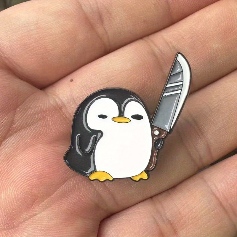 Funny Penguin Holding Big Knif - Edc Everyday Carry Knives incelemesi ve fiyatı