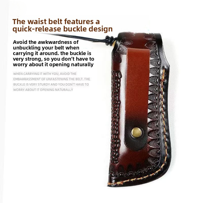 Pocket knife leather cover, le - Edc Everyday Carry Knives incelemesi ve fiyatı