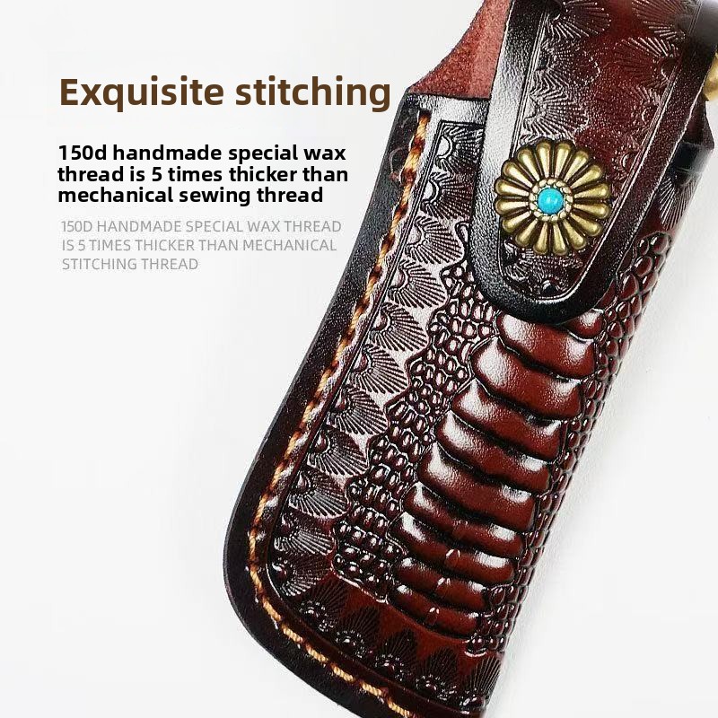 Pocket knife leather cover, le - Edc Everyday Carry Knives incelemesi ve fiyatı