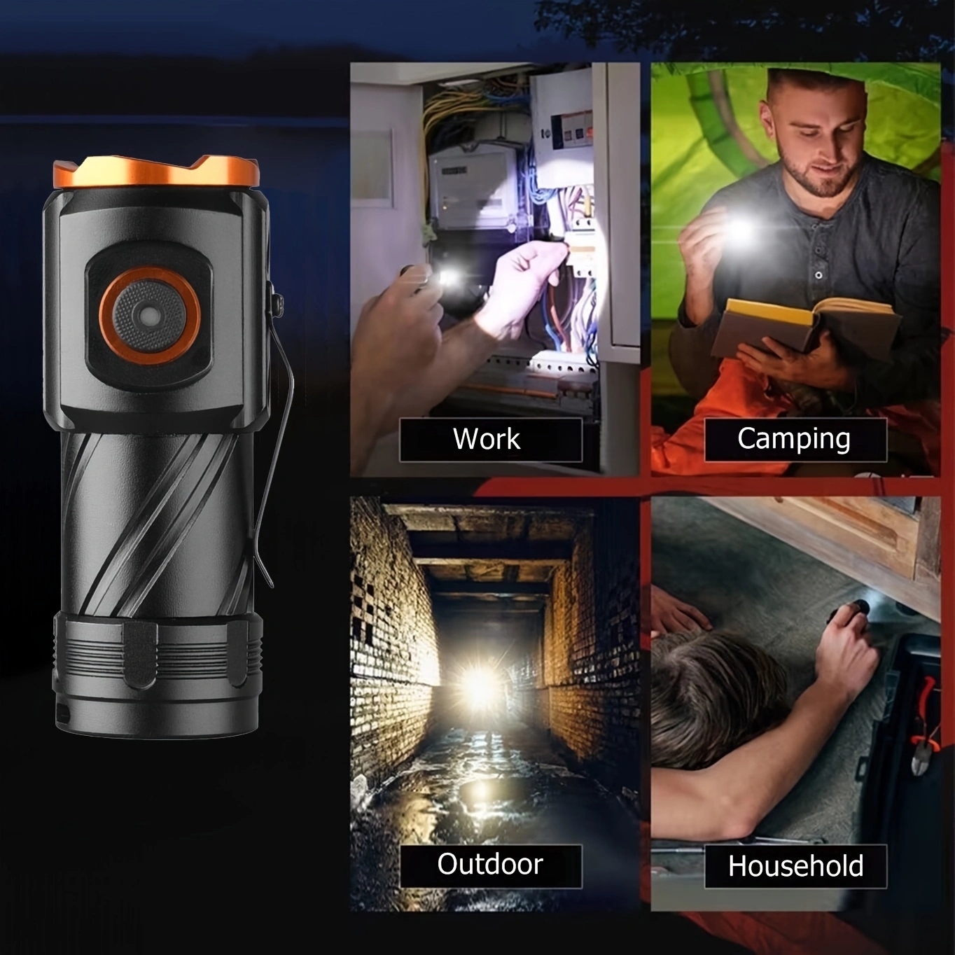 Mini EDC Flashlight 3x Led Hig - Edc Carry Kit incelemesi ve fiyatı