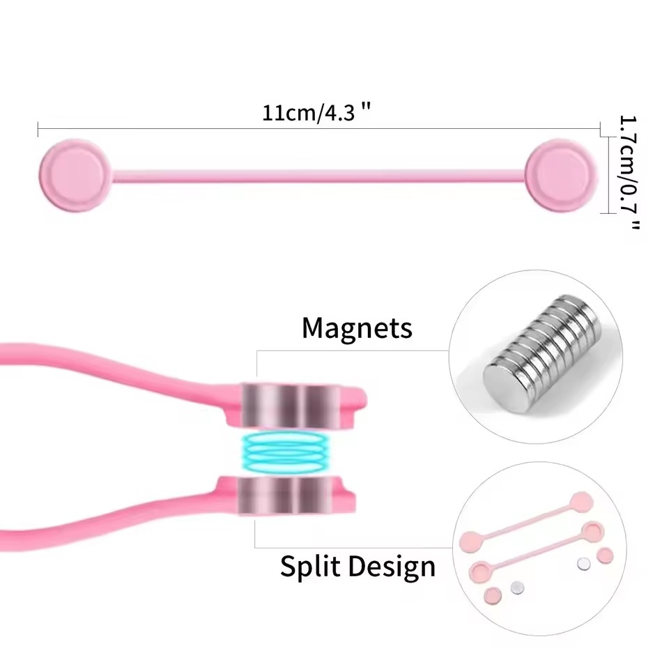 Silicone Magnetic Cable Ties S - Gear Tie Reusable incelemesi ve fiyatı