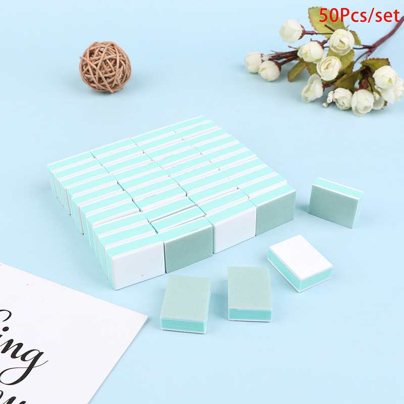 50 Pcs/lot Mini Nail Buffer Bl - Nail File Titanium incelemesi ve fiyatı