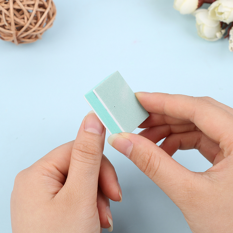 50 Pcs/lot Mini Nail Buffer Bl - Nail File Titanium incelemesi ve fiyatı