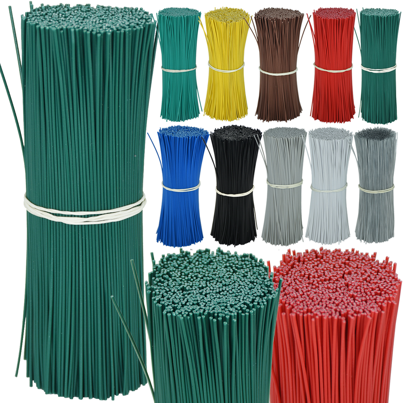 100PCS Gardening ROUND Cable T - Gear Tie Reusable incelemesi ve fiyatı