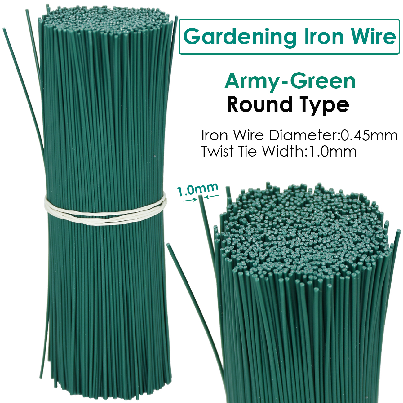 100PCS Gardening ROUND Cable T - Gear Tie Reusable incelemesi ve fiyatı