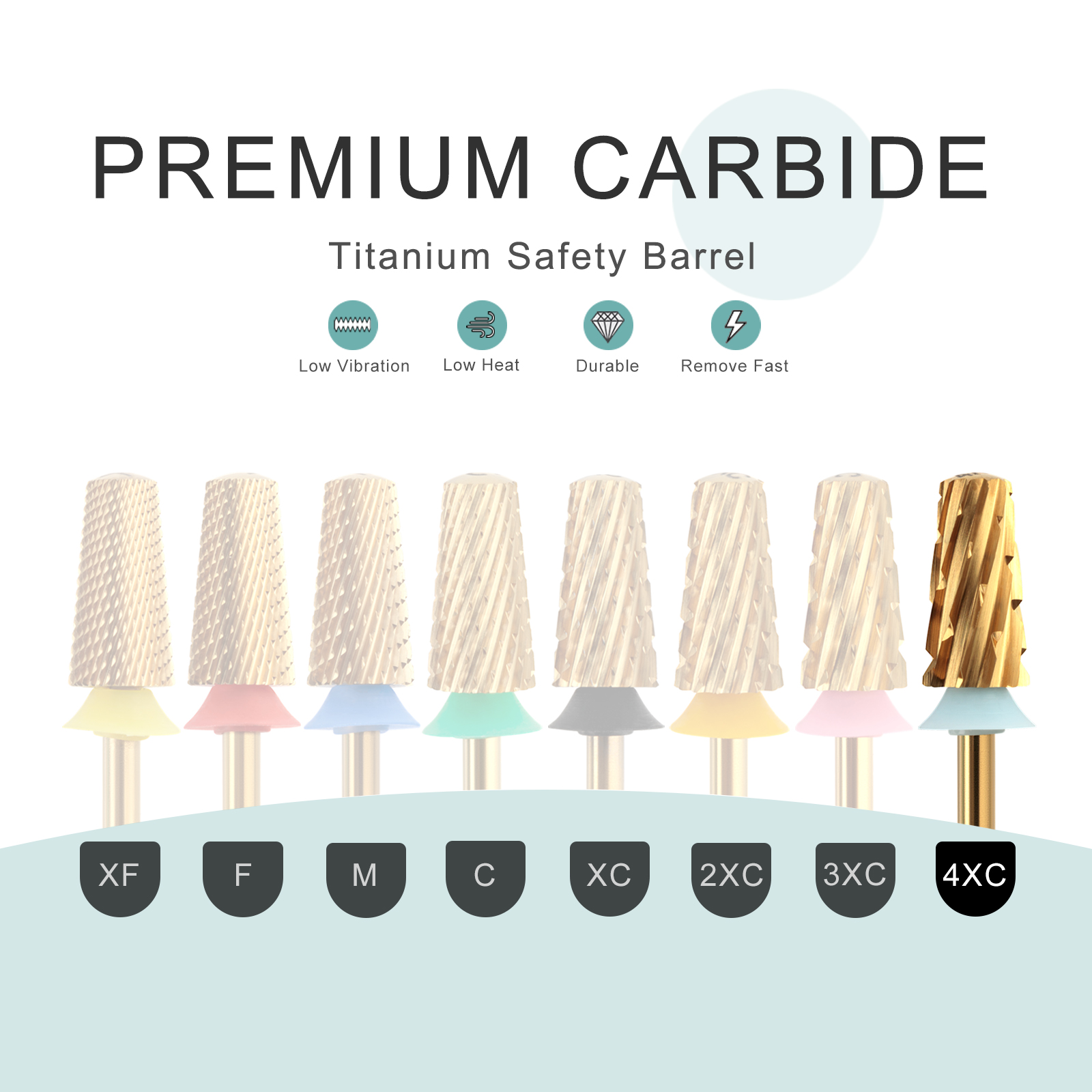 HYTOOS 4XC Titanium Tapered Na - Nail File Titanium incelemesi ve fiyatı