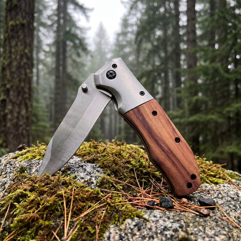 DA51 Portable Wooden Handle Fo - Edc Every Day Carry おもちゃ incelemesi ve fiyatı