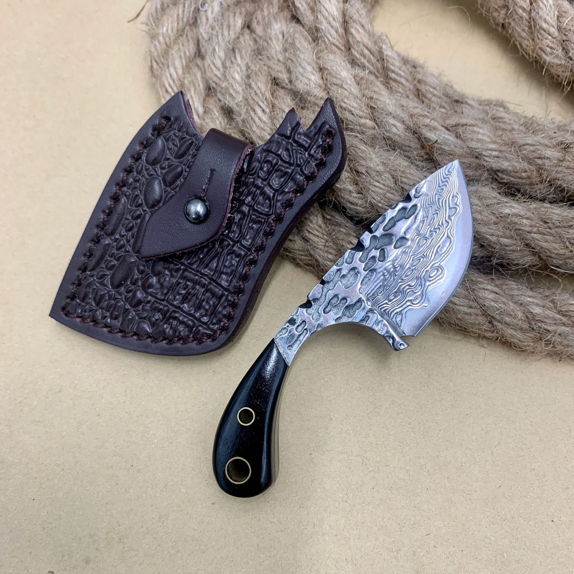 RHON 40MM Mini Full Tang Blade - Edc Pocket Carry Fixed Blade incelemesi ve fiyatı