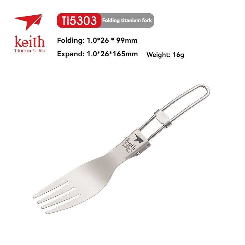 Keith Titanium Tableware Folk  - Edc Everyday Carry Knives incelemesi ve fiyatı